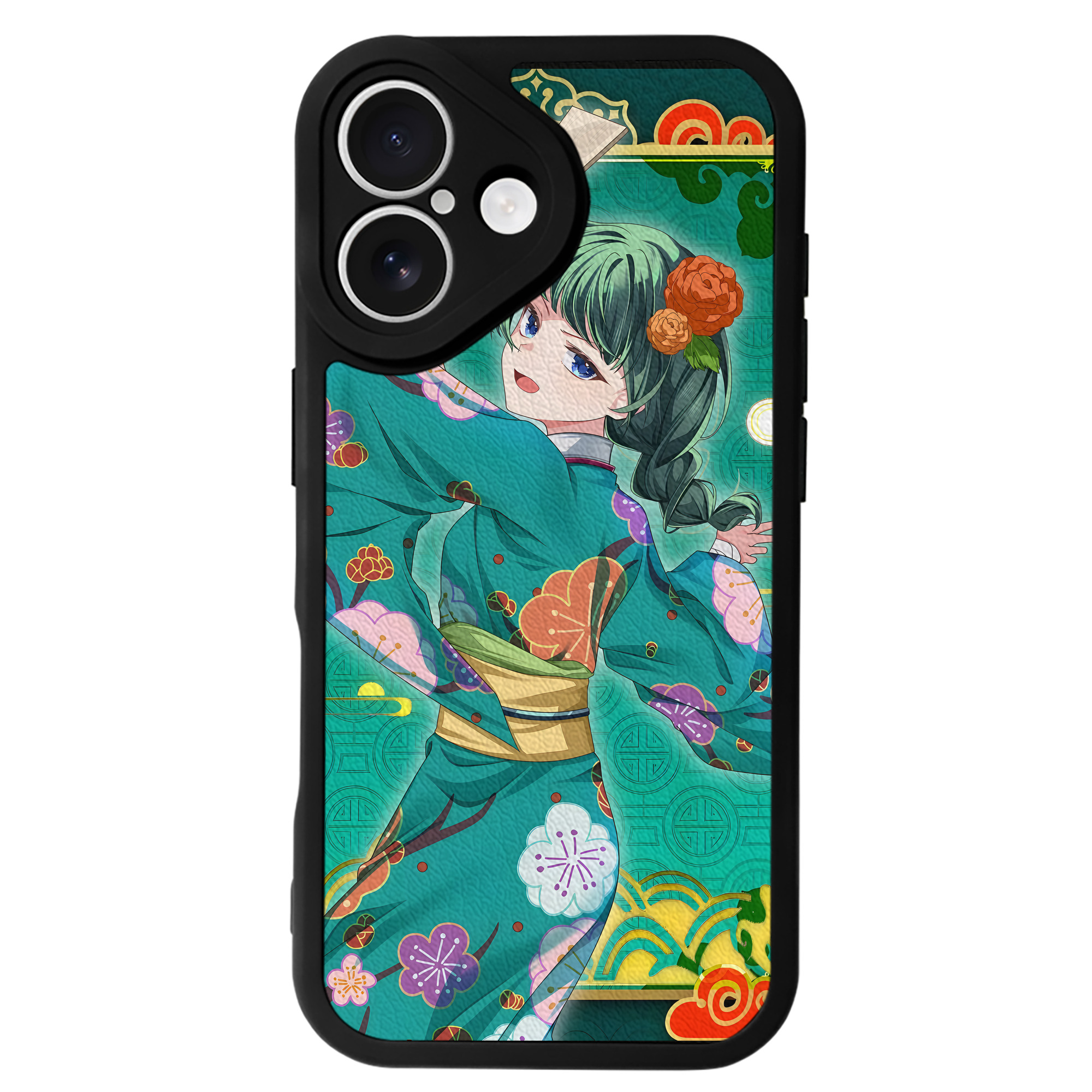 （画像用） 薬屋のひとりごと The Apothecary Diaries 【iPhone 16シリーズ対応】シリコンスマホケース（レザー調） 材質：シリコン